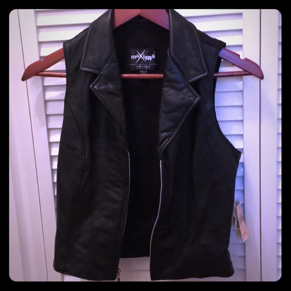 NWT Wilson Leather vest